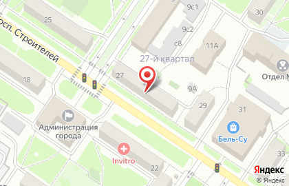 Кредитная компания Микрозайм на проспекте Строителей на карте