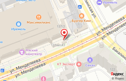 Красноусольская премиум на улице Менделеева на карте