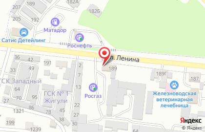 Магазин автозапчастей в Ставрополе на карте