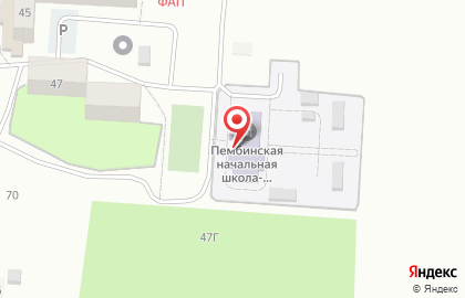 Начальная школа-детский сад пос. Пемба на карте