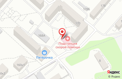 Скорая медицинская помощь на Московском шоссе на карте