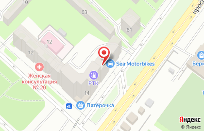 Компания Профикс РУС на Ленинском проспекте на карте