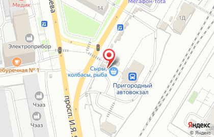Пекарня Добрый пекарь на Привокзальной улице на карте