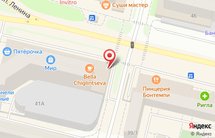 Кафе-пекарня Cinnabon на проспекте Ленина на карте