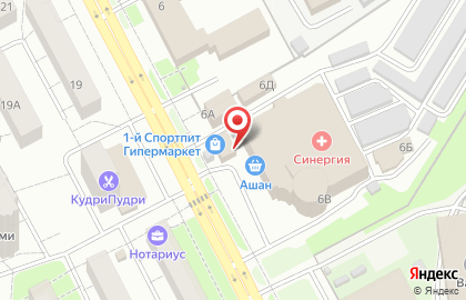 Букмекерская контора БалтБет в Москве на карте
