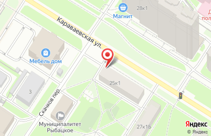 Салон цветов Duty Free Flowers на метро Купчино на карте