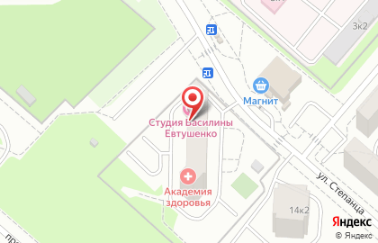 Стоматологическая клиника Стомакс на проспекте Комарова на карте