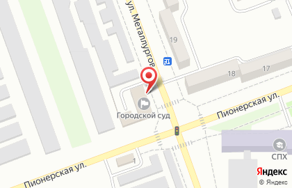 Саяногорский городской суд Республики Хакасия на улице Металлургов на карте