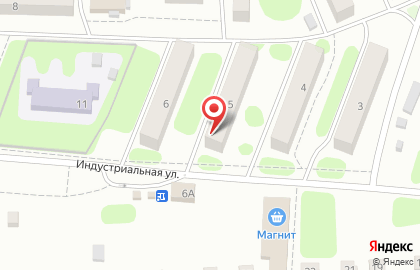 Магазин Чародейка на Индустриальной улице на карте