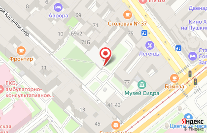 Отель Station G73 на метро Пушкинская на карте