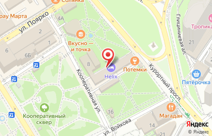 ОАО Собинбанк на Курортном проспекте на карте