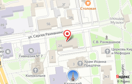 Финансовое управление, Администрация Тамбовской области на карте