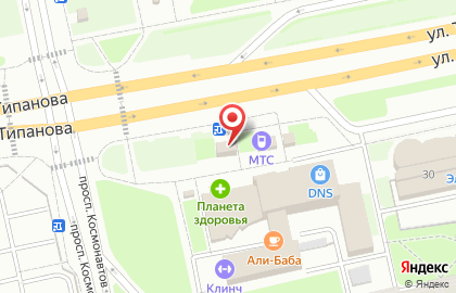 Салон связи МегаФон на проспекте Космонавтов на карте