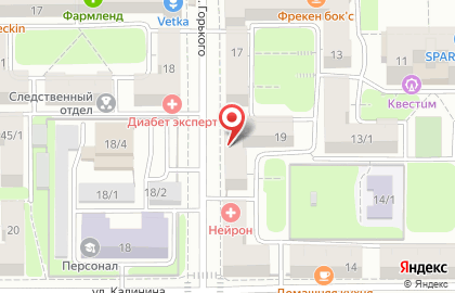 Салон ювелирных украшений Каменный Цветок на улице Горького на карте