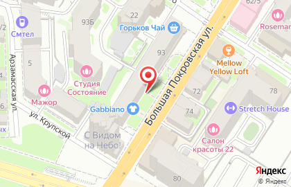 Строительная компания Золотой ключик на Большой Покровской улице на карте