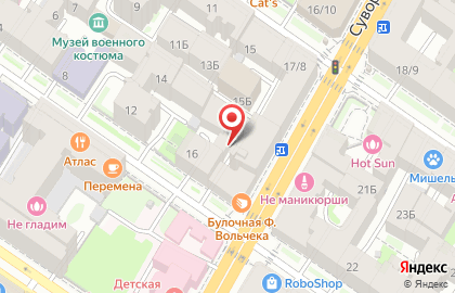 Парикмахерская Краса на 3-ой Советской улице на карте