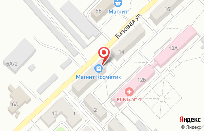 Магазин разливного пива Хмельново на Базовой улице на карте