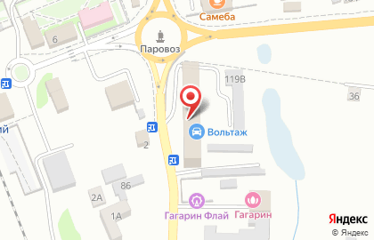 СТО Гагарин на Советской улице на карте