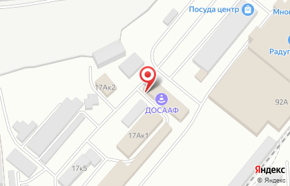 Уфимская автошкола ДОСААФ России на Трамвайной улице на карте