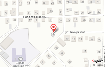 Школа-интернат №1, г. Ангарск на карте