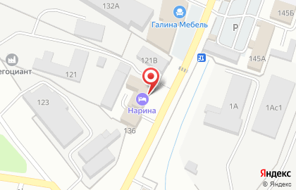 Гостиница Нарина на карте