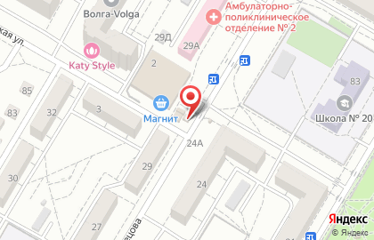 Магазин мясной продукции Мяско в Краснооктябрьском районе на карте