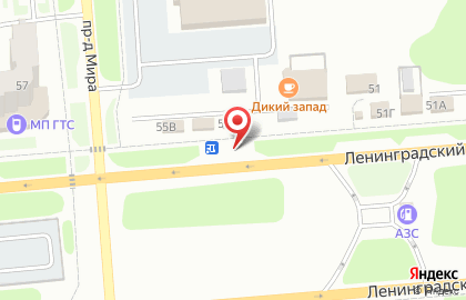 Магазин мяса Бычок на Ленинградском проспекте на карте