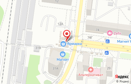 Киоск фастфудной продукции на Южно-Моравской улице на карте