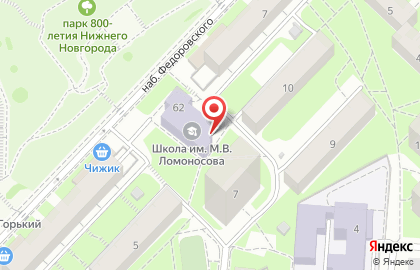 Школа танцев Престиж в Нижегородском районе на карте