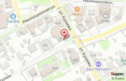 Баня Пензенские бани в Ленинском районе на карте