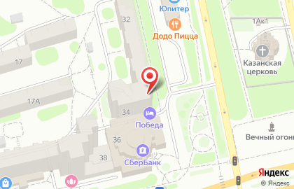 Кафе Гости на проспекте Ленина на карте
