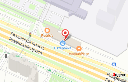 Магазин мужской одежды на Рязанском проспекте, 99а ст1 на карте