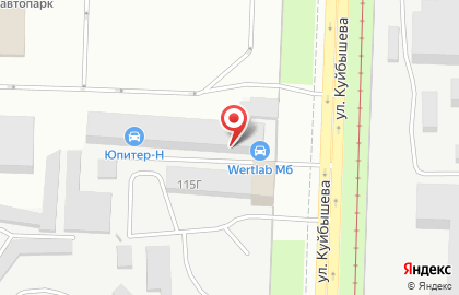Автотехцентр Wertlab в Свердловском районе на карте