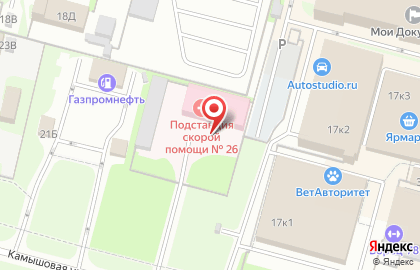 Модуль на Стародеревенской улице на карте