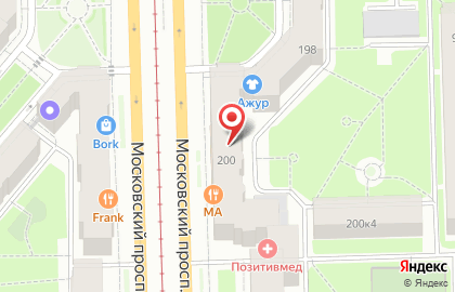 Северо-западный Банк Сбербанка России на Московском проспекте на карте
