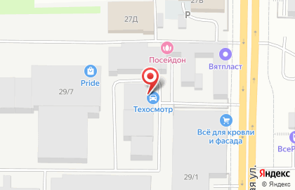 Пункт технического осмотра Техконтроль на Производственной улице на карте