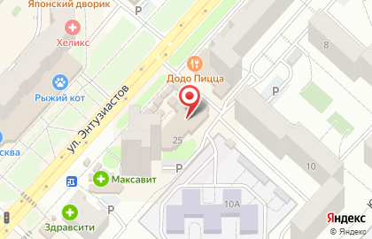 Магазин семян и садового инвентаря на улице Энтузиастов на карте