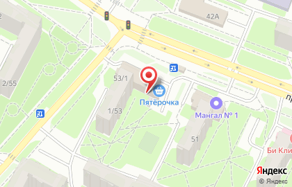 Парикмахерская Азалия на проспекте Александра Корсунова на карте