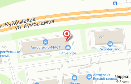 Автосервис FIT SERVICE на улице Куйбышева на карте