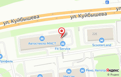 Автосервис FIT SERVICE на улице Куйбышева на карте