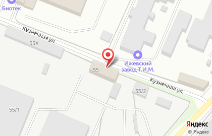 Ижевский завод металлоконструкций Метакон на улице Холмогорова на карте