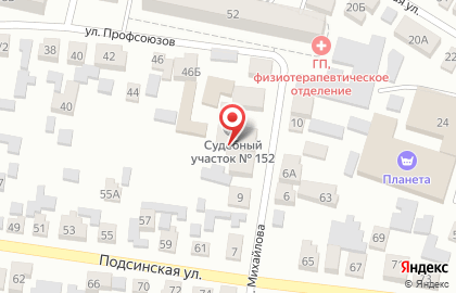 Судебный участок № 152 в г. Минусинске и Минусинском районе на карте