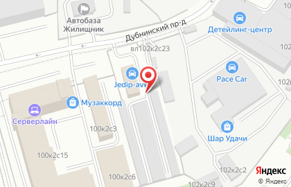 Автостоянка Мгса на Дмитровском шоссе на карте