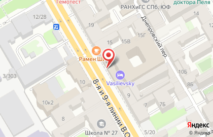 Sokos Hotel Vasilievsky на карте