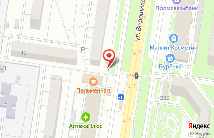 Магазин овощей и фруктов в Автозаводском районе на карте