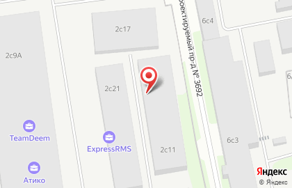 ПРАКТИК в 1-м Варшавском проезде на карте