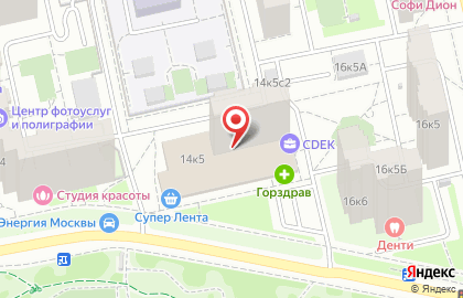 Сервисный центр по ремонту электронной и электрической техники на улице Борисовские Пруды на карте