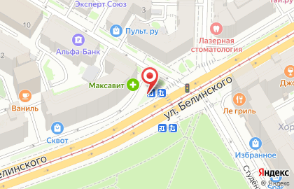 Ресторан Пятница в Нижегородском районе на карте