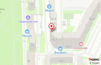Супермаркет Верный на Пулковском шоссе на карте