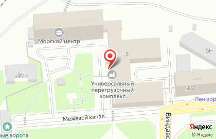 Федеральная сеть площадок по приему металлолома Уни-Блок на улице Межевого канала на карте